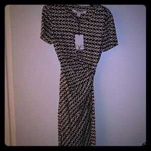 Zoe dress cascade dot black